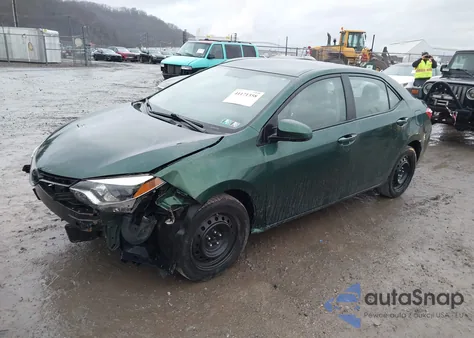 2016 Toyota Corolla Le из США, поврежденный, VIN 2T1BURHE3GC703948